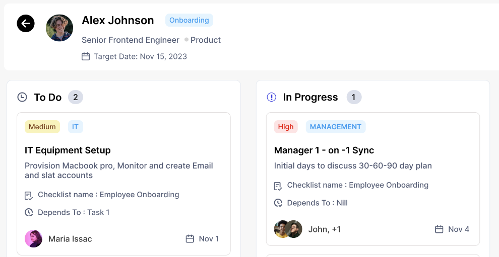 Onboarding & Employee Lifecycle