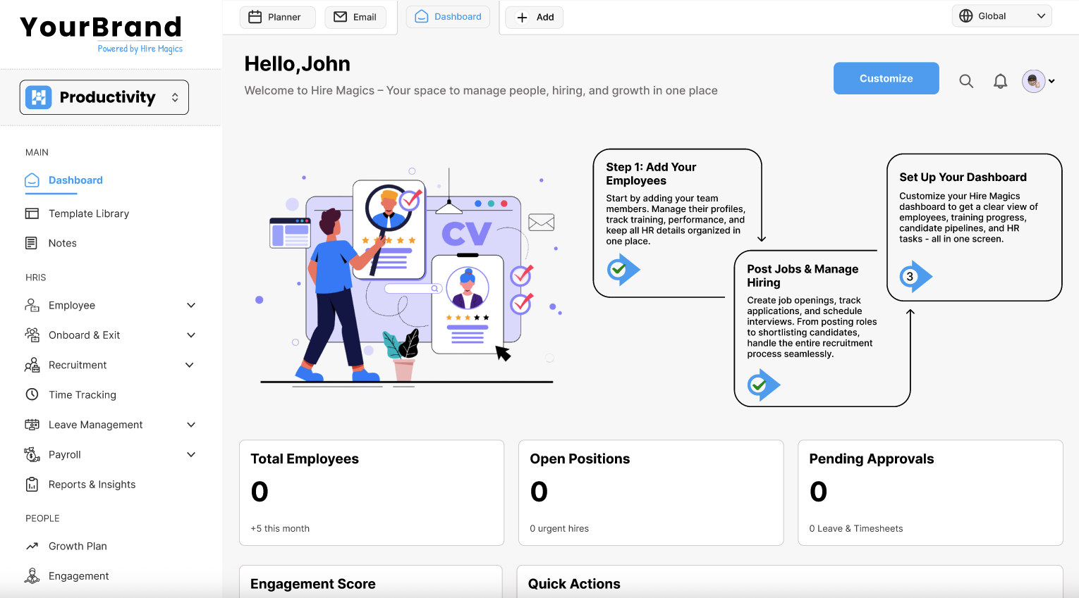 HireMagics Dashboard